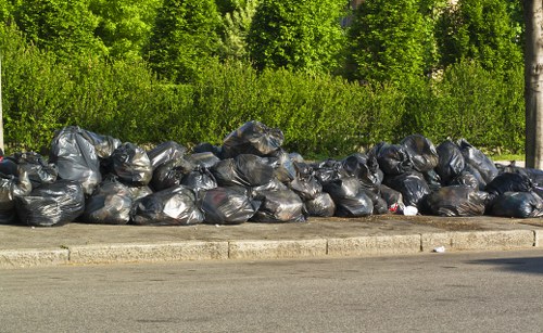 Community members participating in a recycling drive in Neasden